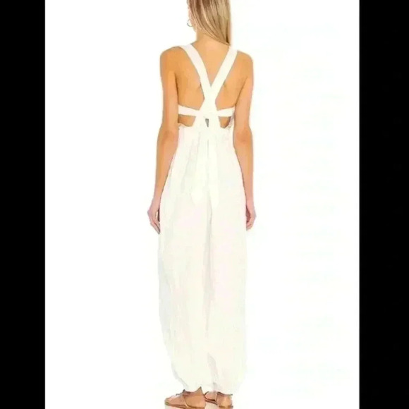 Free People Sienna Smocked Jumpsuit - Picture 4 of 8